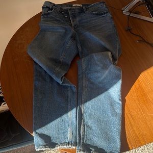 Abercrombie the dad high rise size 30 / 10 LONG
